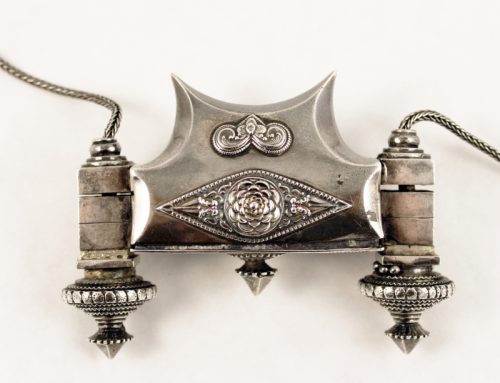 Silver Lingam casket, India