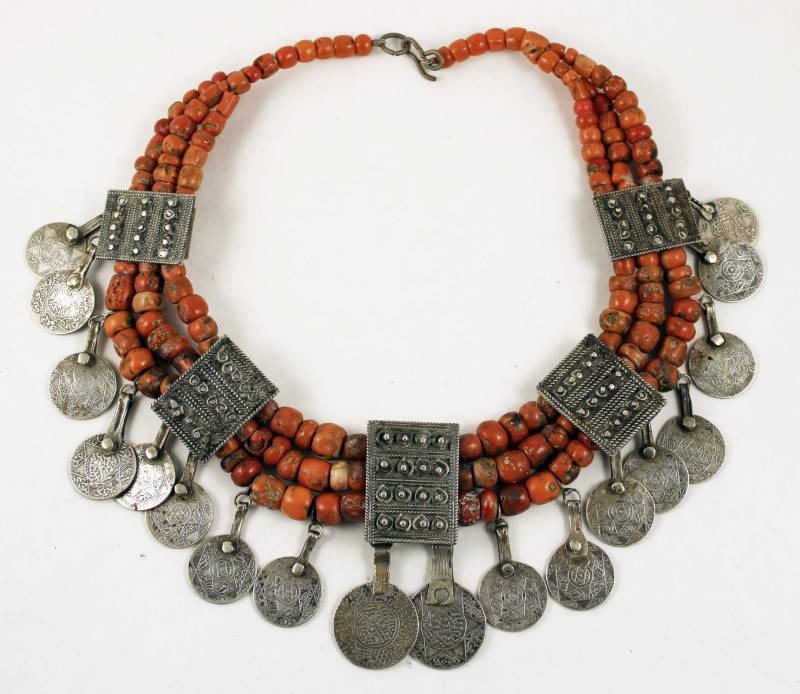 Rif coral necklace Morocco