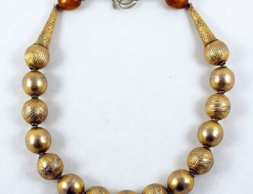 Gold necklace, Ethiopia