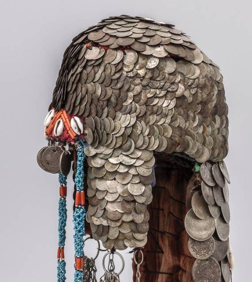 Palestinian hebron wedding headdress