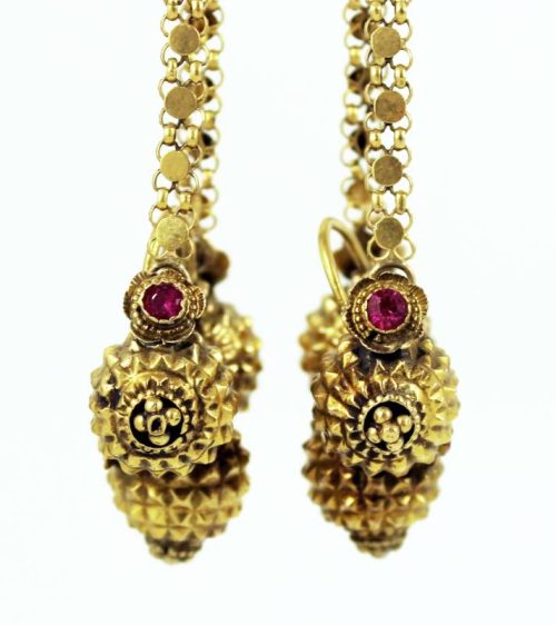 Indian gold earrings